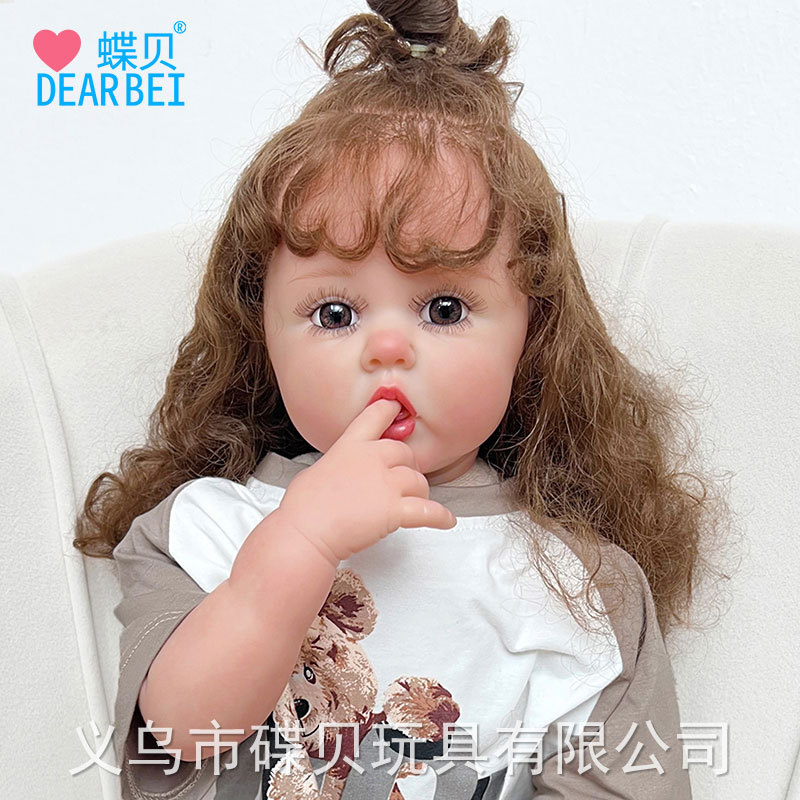 60cm仿真娃娃儿童益智换装打扮重生娃娃女孩过家家玩偶生日礼物