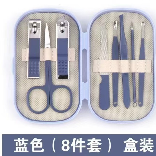 指甲刀套装/美甲工具套装/美甲磁铁/美甲工具用品/指甲钳套装白底实物图