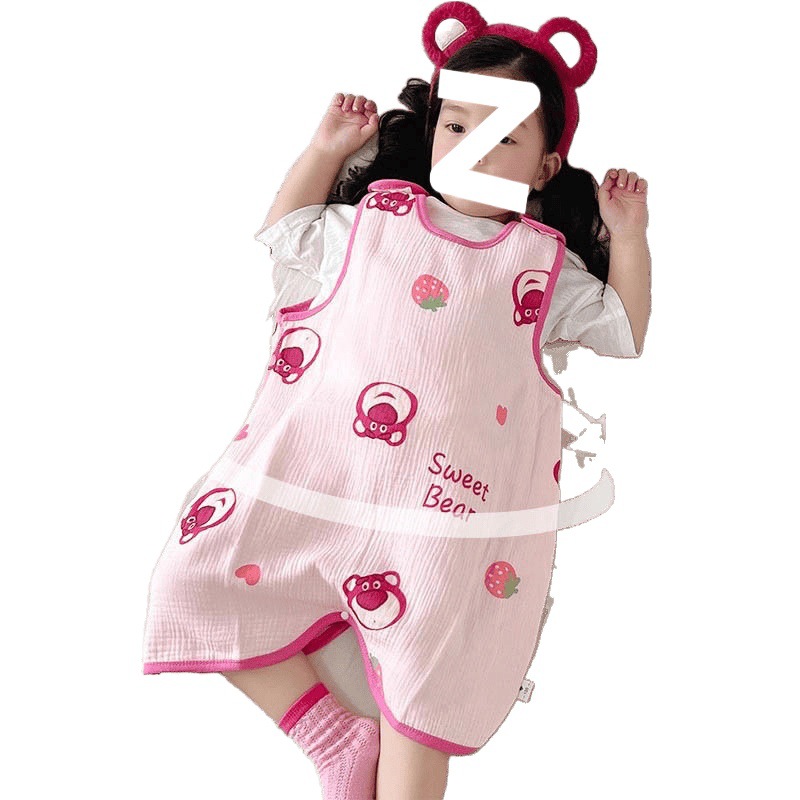 婴儿睡袋/婴儿服装/睡衣服/睡袋儿童2020卡通/睡袋儿童卡通白底实物图