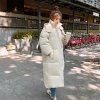 Long-length, knee-length winter new cotton-padded jacket for women, Korean-style loose down cotton-padded jacket for women, thickened cotton-padded jacket, live-streaming cross-border trade Application Scenario