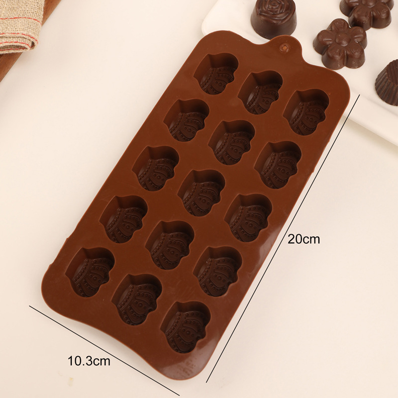 15-compartment silicone ice cube tray mold, summer diy ice box, chocolate candy mold, high-temperature resistant food-grade mold, cake mold Specification image