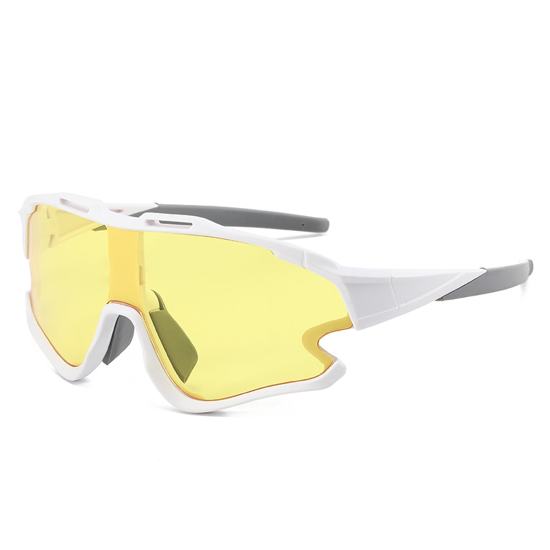 Cross-border new 8303 women's sunglasses, sports glasses, colorful and fashionable men's sunglasses, outdoor cycling glasses details Picture