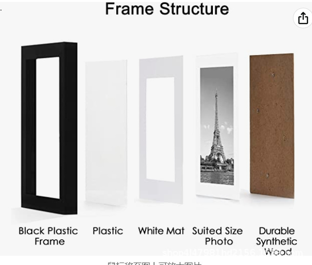 American Modern Simple Picture Frame Table 10