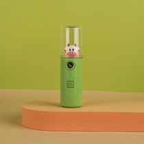 Portable hand-held cold spray water refill meter
