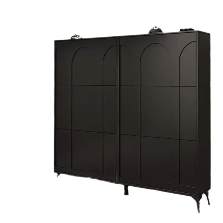 A light luxury flip-top ultra-thin shoe cabinet, an integrated wall-mounted extremely narrow shoe cabinet and storage cabinet for home entrance and foyer Item Picture