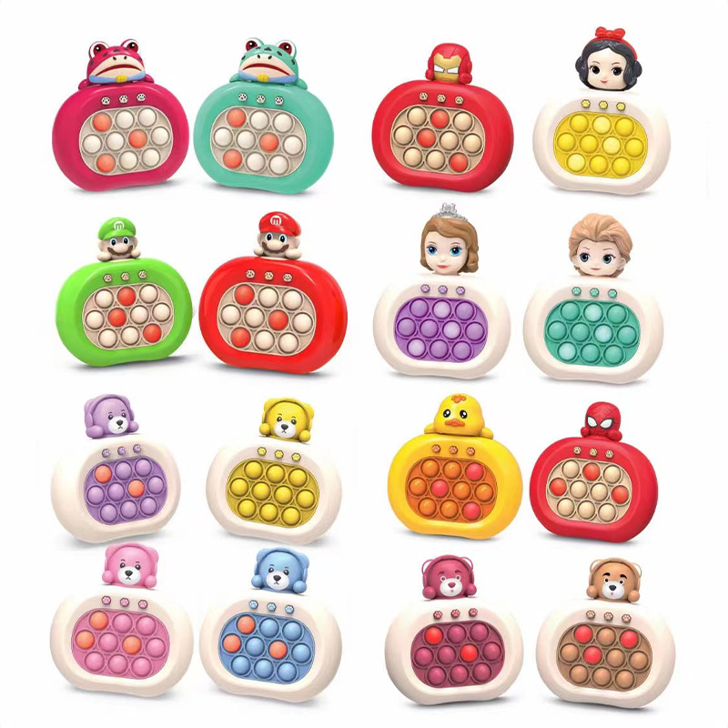 Cross-border bestseller, stress-relieving Press and Play Rat Killer Pioneer Challenge Speed Push Game machine, children's educational match-3 toy Item Picture