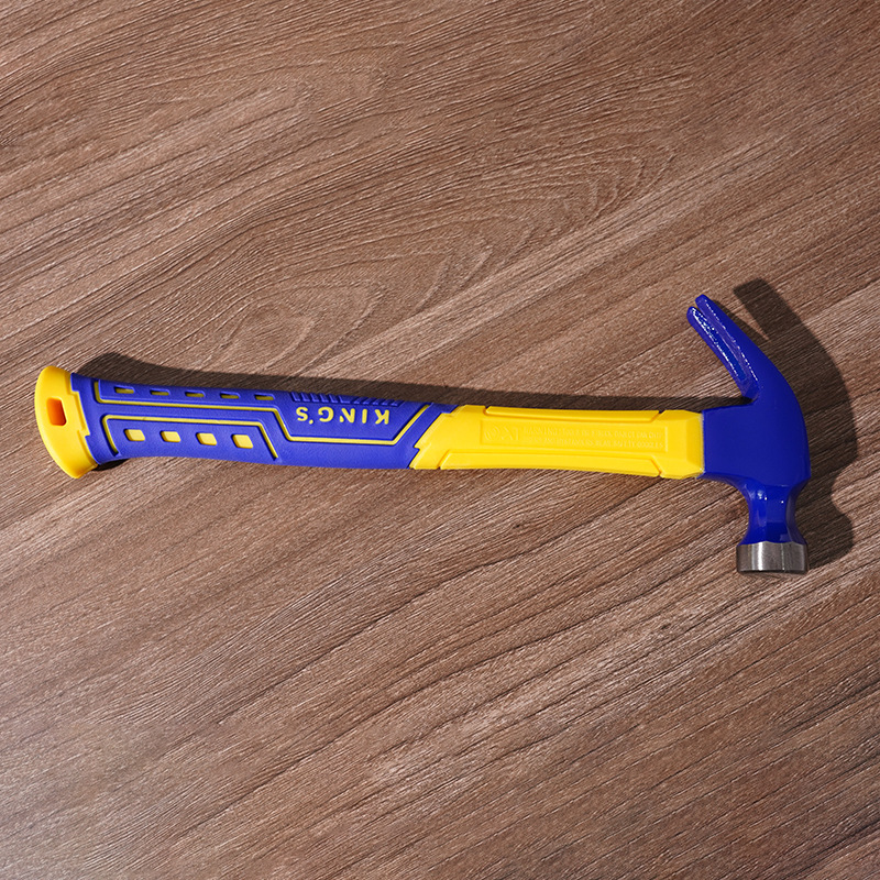 Claw Hammer Source Factory Custom Wholesale Spray American Nail Carpentry Special Carbon Steel Hammer Covered With Plastic Handle Hammer details Picture