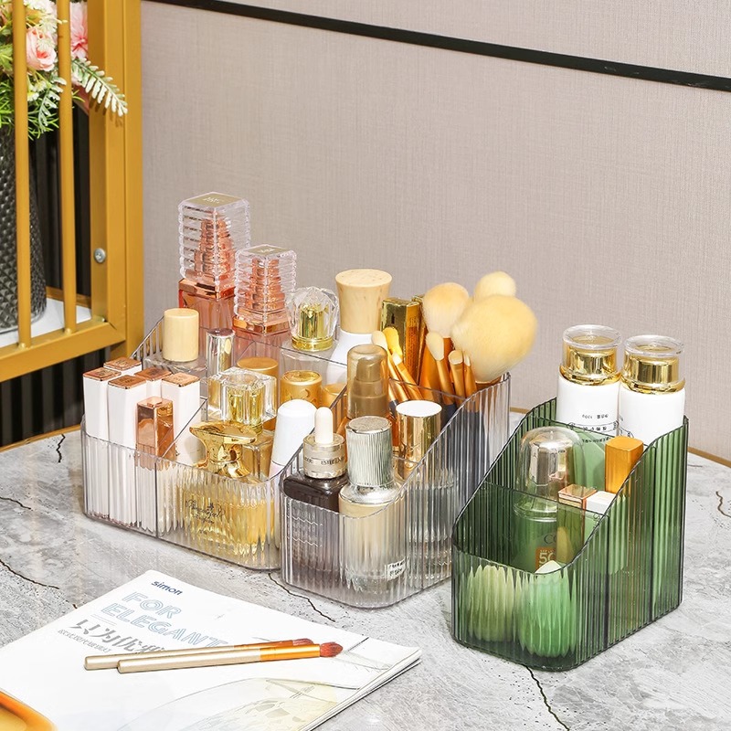 Desktop Storage Box Cosmetics Division Box Bedroom Dormitory Plastic Storage Box Item Classification Helper Specification drawing