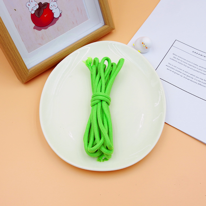 New color miu tie rope, solid color umbrella rope bag, diy accessory, hand-woven rope, keychain, 5mm umbrella rope pic 11