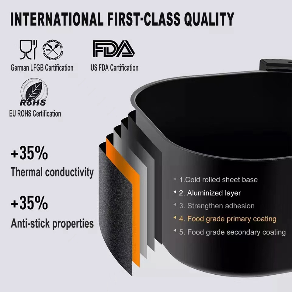 Sonifer's new 5.0L air fryer and touchscreen LED electric oven SF-1014 Application Scenario