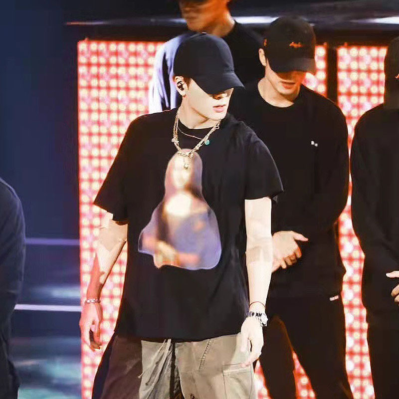 Jackson Wang's same style soft-top glossy baseball cap, men's large-head cap, baseball cap, and women's trendy solid-color sun cap are in stock Specification image