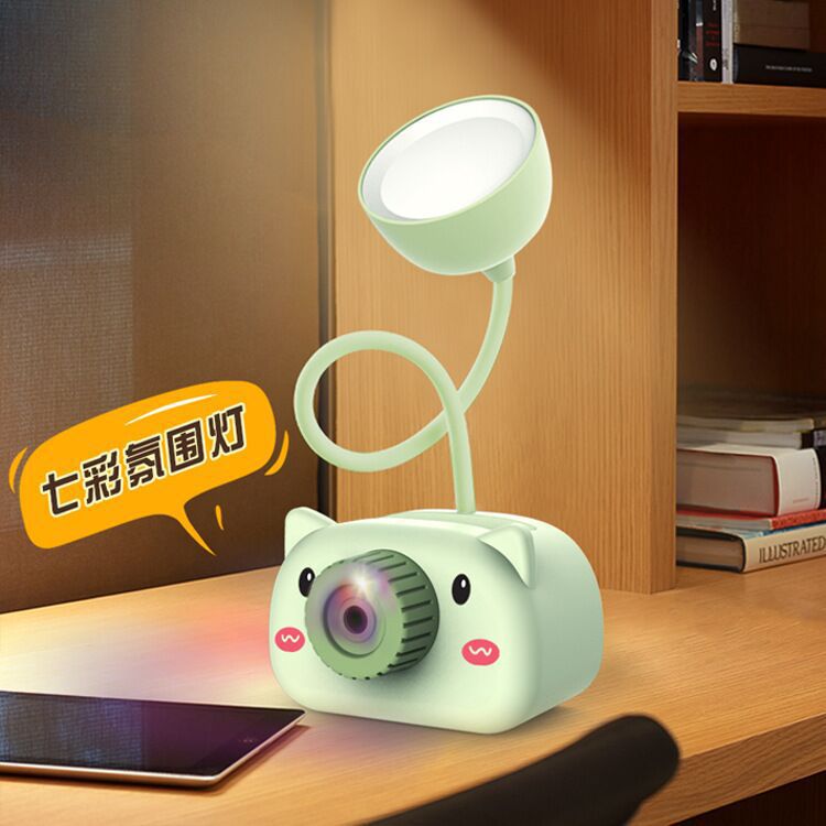 Creative cartoon LED storage box desktop light