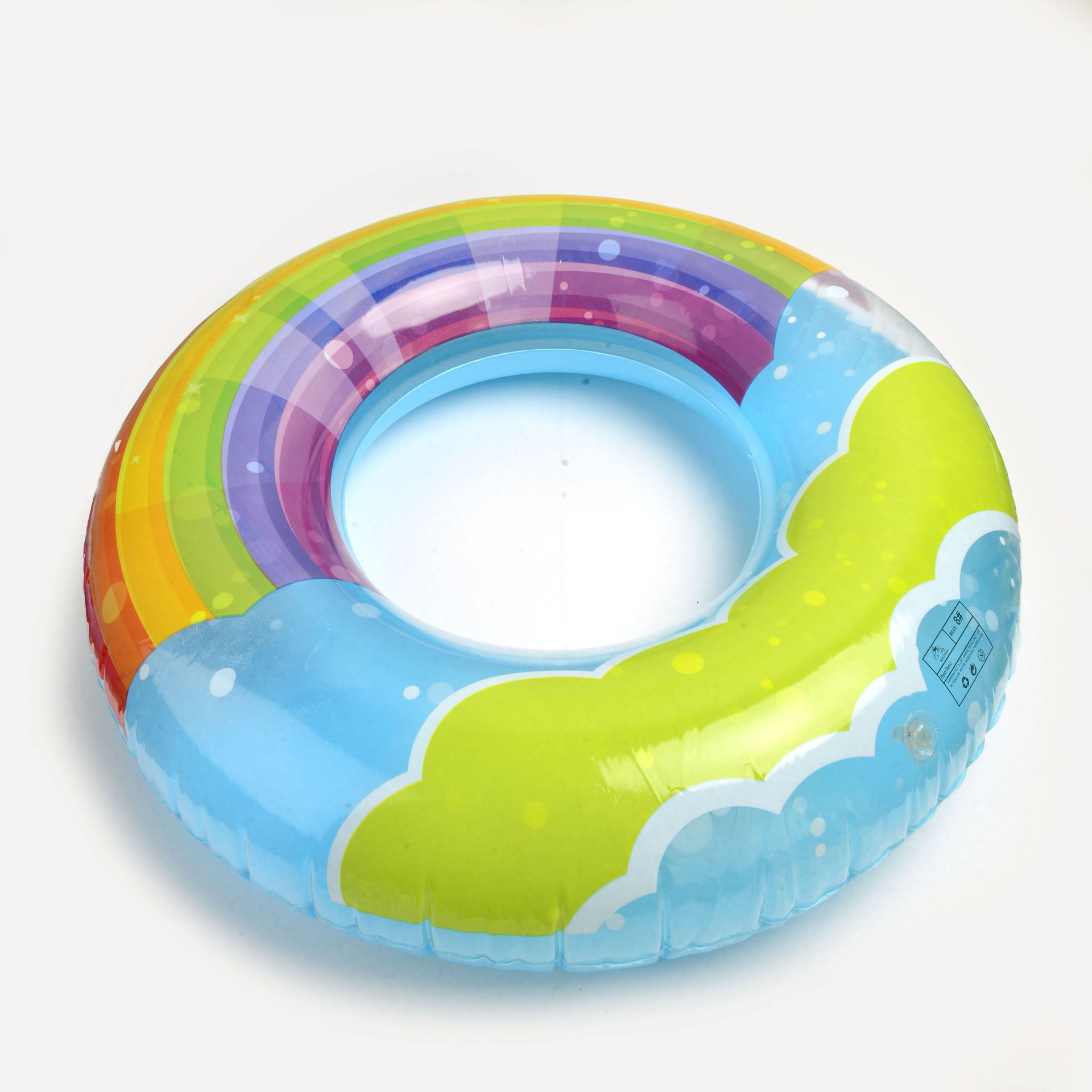 Cross-border exclusive children's water assistive products: Printed ordinary rings, ocean patterns, transparent rings, printed swimming rings Item Picture