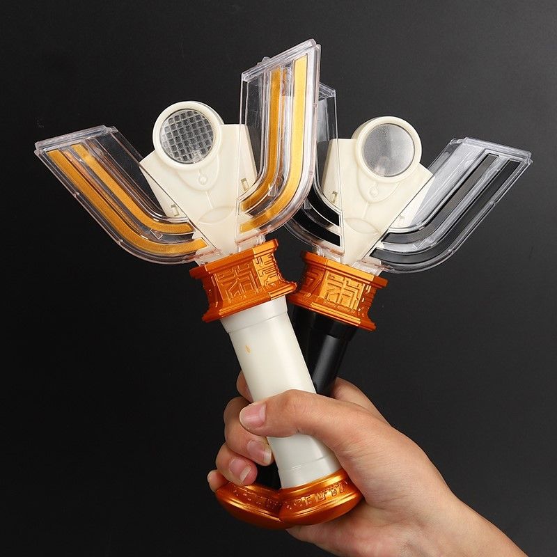 迪迦超人神光棒变身器欧布圣剑黑暗召唤器软胶人偶儿童玩具套装详情图3