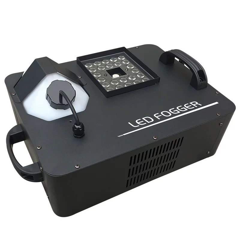 Stage 2025 hotsale 1500W upper jet column smoke machine, 24 full-color LED smoke machine, spray machine, wedding performance, bar prop,Vertical Upper Spray stage smoke machine wholesale details Picture