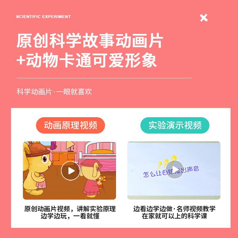 Recognizing sound experiments, DIY models of primary school students' science experiment equipment, and small science and technology teaching AIDS for kindergartens Specification image