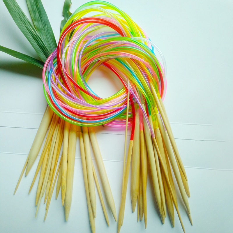 Source Manufacturers Ring Needle Thread Knitting Hand Diy Knitting Tool Set Circular Needle Gold Crochet Needle Specification drawing