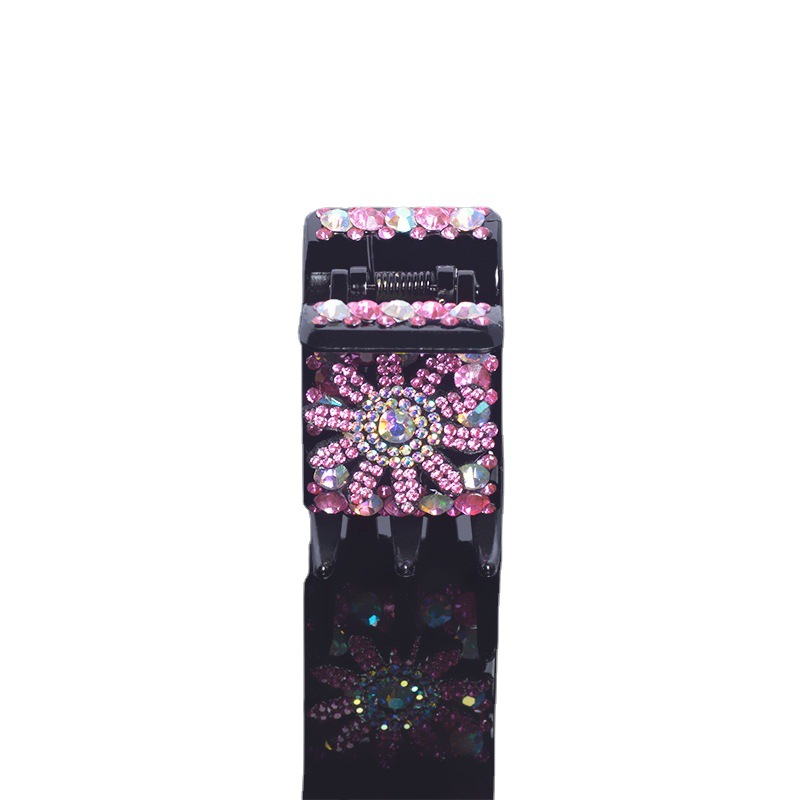 Wholesale Korean-style hair clips, small grappling clips, updo, diamond-encrusted back of the head, updo headwear, hair accessory manufacturer wholesale Item Picture