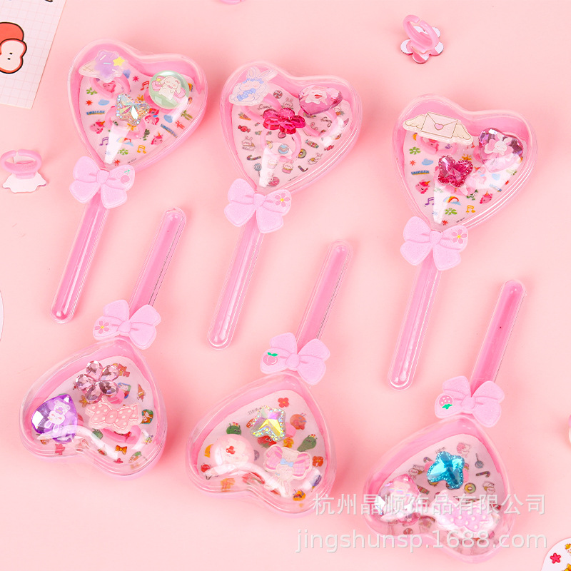 Creative Fairy Wand Ring Gift Box Kindergarten Girls Baby Jewelry Storage Box Gift Cartoon Toy Magic Wand Specification drawing