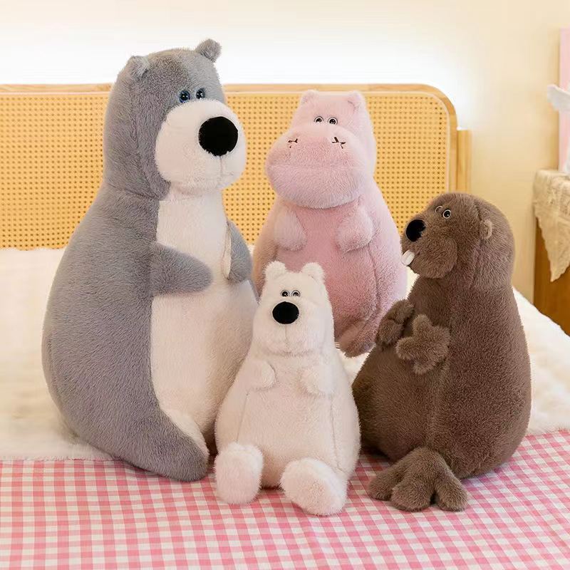 毛绒玩具/玩偶/拉布布/拉布布娃娃/卡皮巴拉细节图