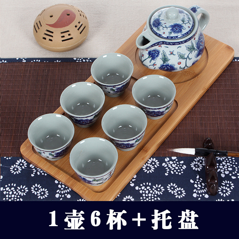 Jingdezhen Ceramic Teapot Small Teapot With Filter Blue And White Porcelain Small Teapot Household Porcelain Pot Single Pot Application Scenario