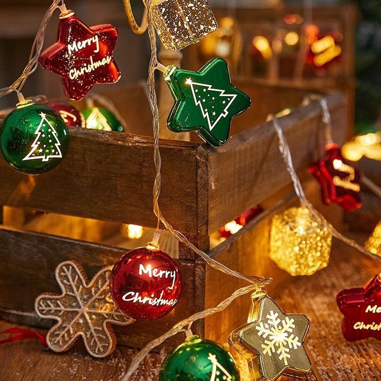 Merry Christmas! Christmas decoration set, Christmas hat, Christmas accessories, integrated festive atmosphere arrangement, Merry Christmas-themed decorations, electroplated five-star Christmas hat, Christmas decorations, Christmas accessories Specification image