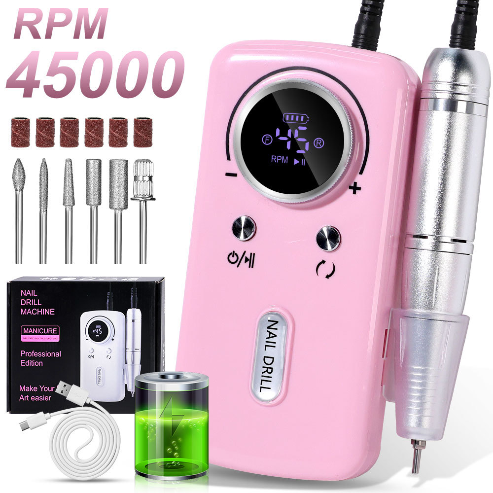 New rechargeable nail polish grinding machine, electric nail unloader, portable nail grinder, specially designed for nail salons Application Scenario