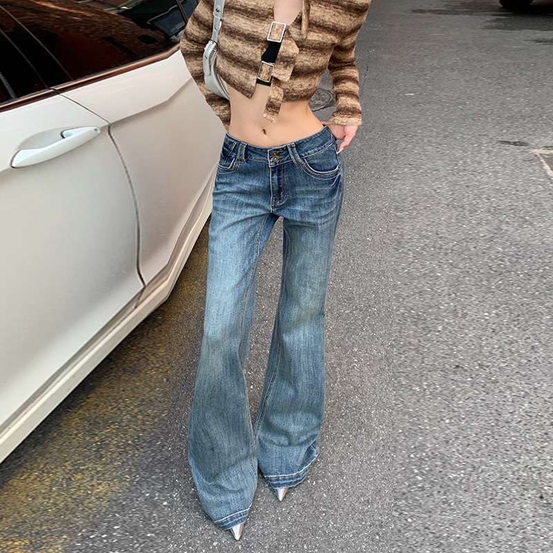 女式牛仔裤实物图