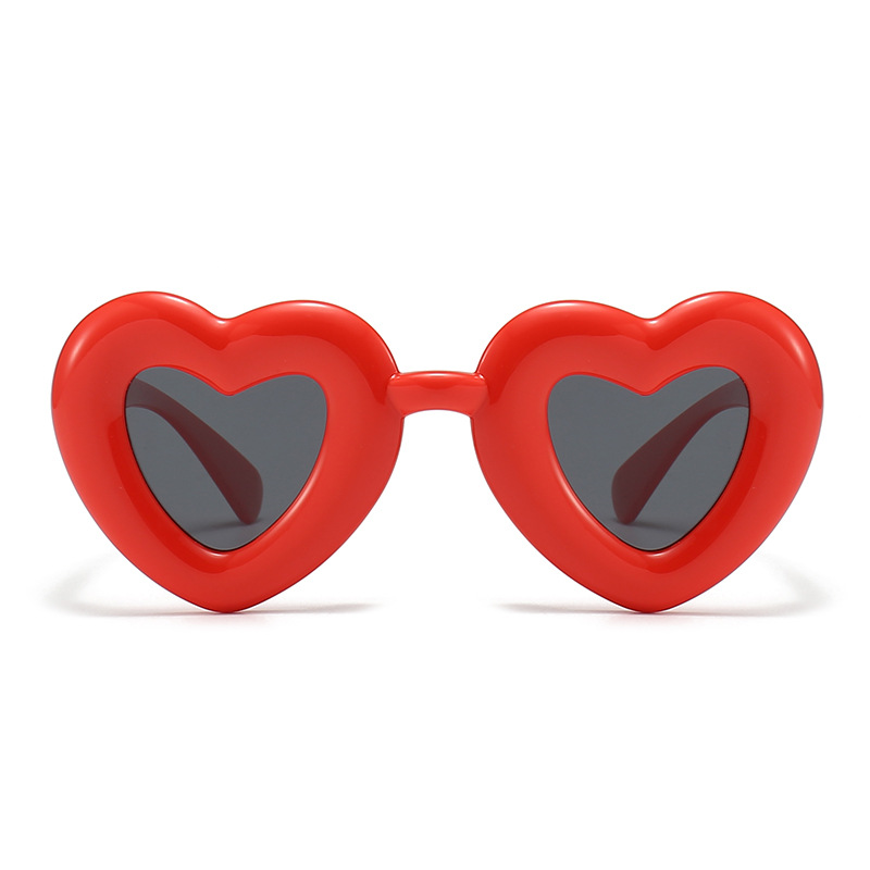 2024 New Children's Sunglasses Heart-Shaped Glasses Polarized Primary School Sunglasses Sunshade Mirror 7-142 Item Picture