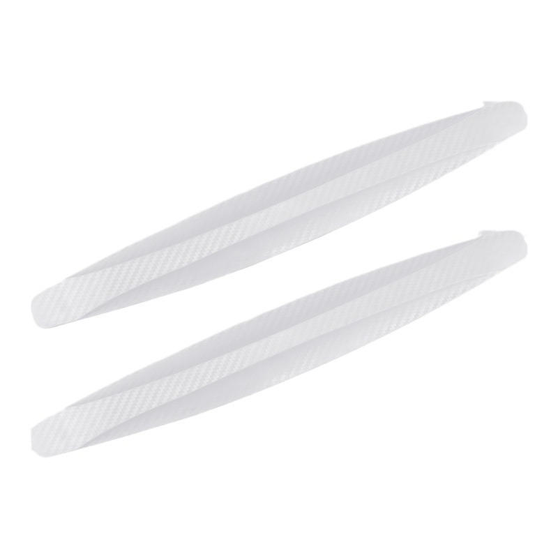 汽车防撞条前后保险杠防撞条车身碳钎纹防撞贴通用型汽车防剐蹭条白底实物图