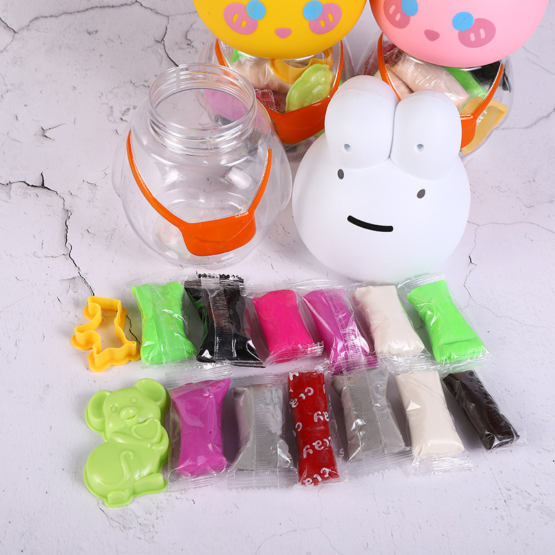 Peilebao Colored Clay Factory Direct Sales: Rabbit Leaps Forward, Colored clay like leather clay, children's DIY toys, educational toys, and clay Application Scenario