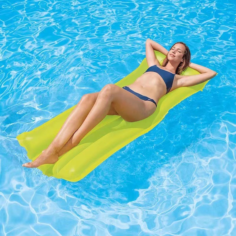 intex 59717 Inflatable fluorescent floating Drainage, Water Light Plate Floating drainage beach mat Inflatable water bed details Picture