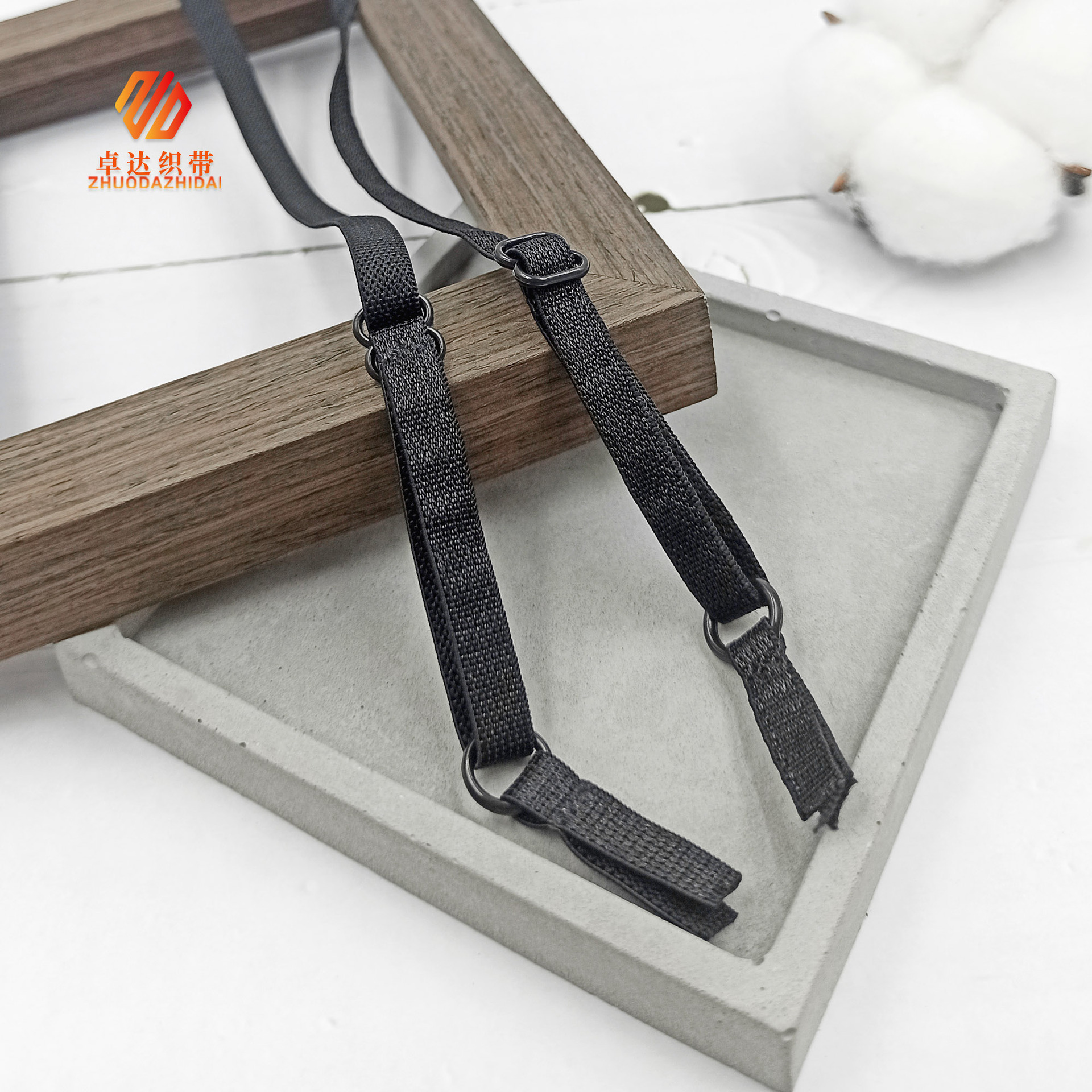 Manufacturers Wholesale Underwear Adjustment Belt Black And White Off-The-Shelf Finished Shoulder Strap Bra Accessories Elastic Straps Straps Clothing Accessories Application Scenario