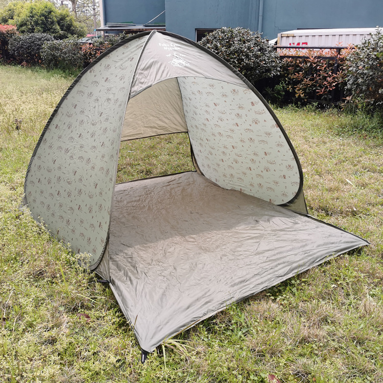 Factory direct sales of park outdoor quick-opening tents, beach sunshade tents, sun protection portable beach camping tents wholesale details Picture