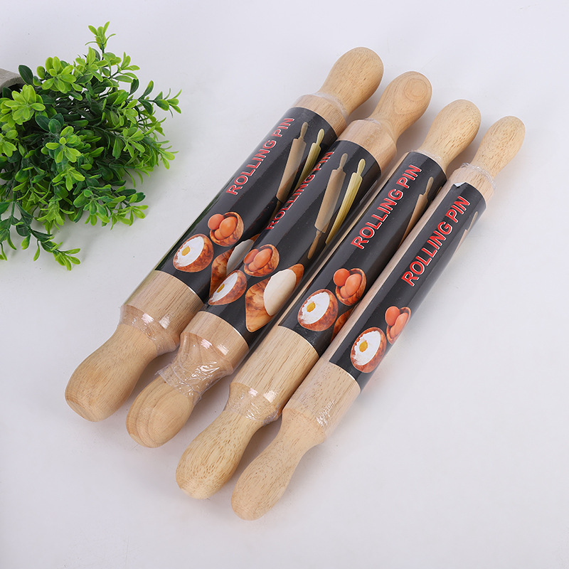 木质擀面杖厨房家用擀皮饺子皮披萨擀面棍压面棒面粉棍烘焙工具