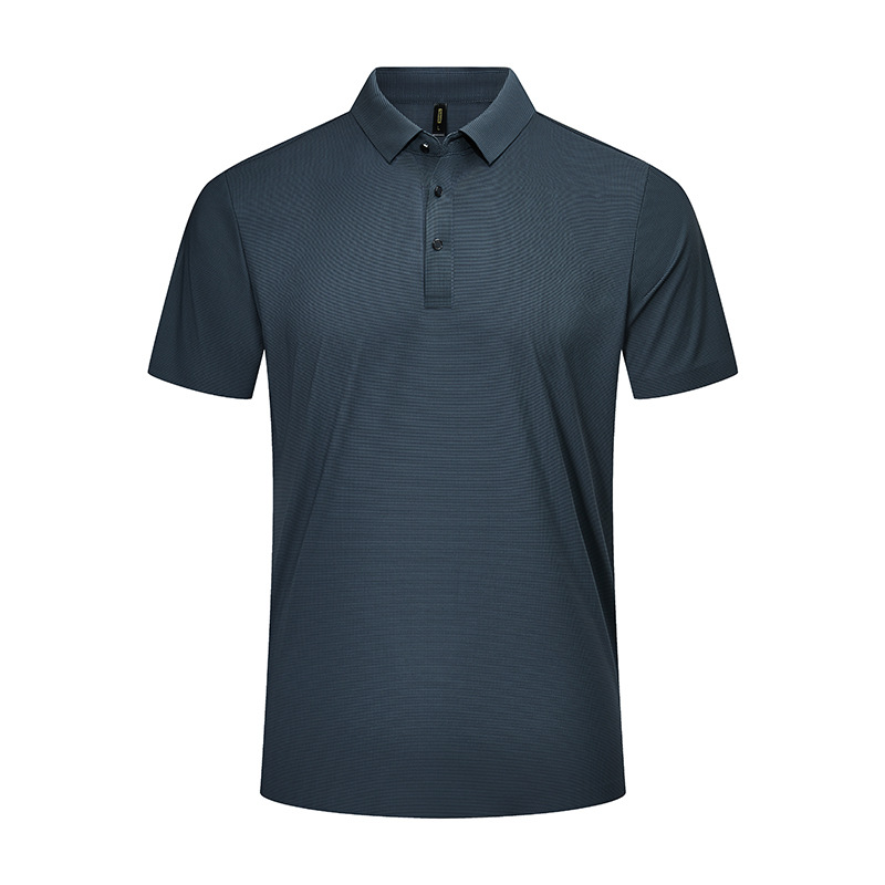 【 Source Factory Store 】 Summer new high-end business casual POLO shirts with seamless craftsmanship short-sleeved T-shirts in stock Item Picture