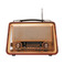 厂家销售FM/AM/SW三波段带MP3播放复古蓝牙插卡木箱收音机图