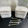【1-8 Zones 】 Frosted large square box cotton swabs 6/ pack 240/ box Frosted large square box cotton swabs, new makeup and beauty universal cotton swabs 2-yuan store, double-headed 2-yuan cotton swabs wholesale details Picture