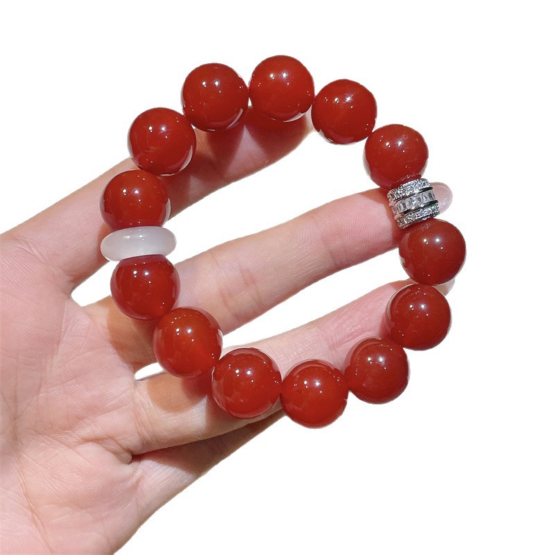 手链/水晶手串/手串/饰品/情侣手链白底实物图