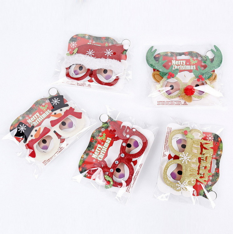 New Christmas Decorative Glasses Adult Children Christmas Gifts Holiday Supplies Party Creative Eyeglass Frame Wholesale Application Scenario
