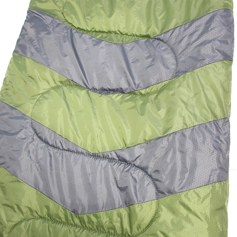 Customizable 1.3kg Spring and Autumn outdoor envelope-style cap sleeping bag, hollow cotton midday rest sleeping bag for outdoor camping Application Scenario