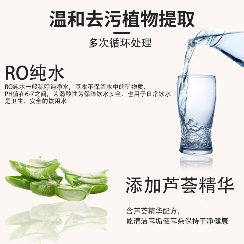 耳部清洁实物图