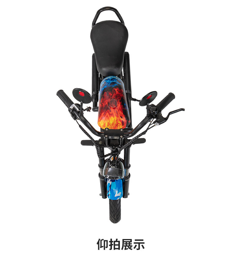 跨境直供儿童哈雷玩具车 12寸大功率带蓝牙太子款电动哈雷摩托车详情20