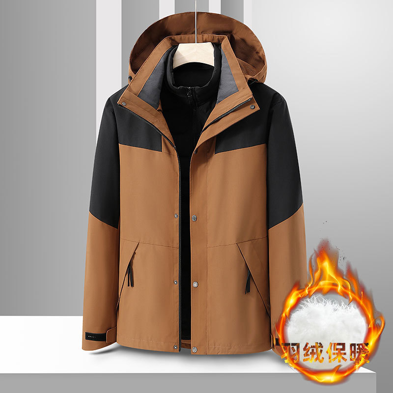 羽绒服/羽绒服男士短款休闲/羽绒服女宽松韩版/雪中飞羽绒服/羽绒服女长款韩版产品图