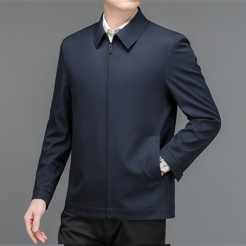 سترات للرجال في الربيع والخريف من أجل الأعمال التجارية للرجال المسنين Specification image