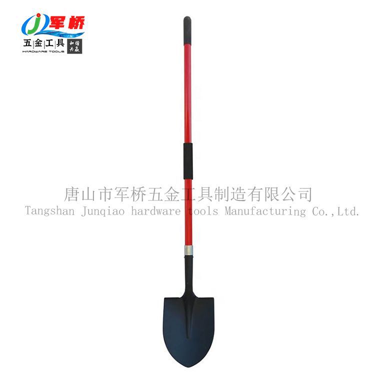 Wholesale fiber-handled shovels for the US and European markets, construction and garden digging tools, shovels details Picture