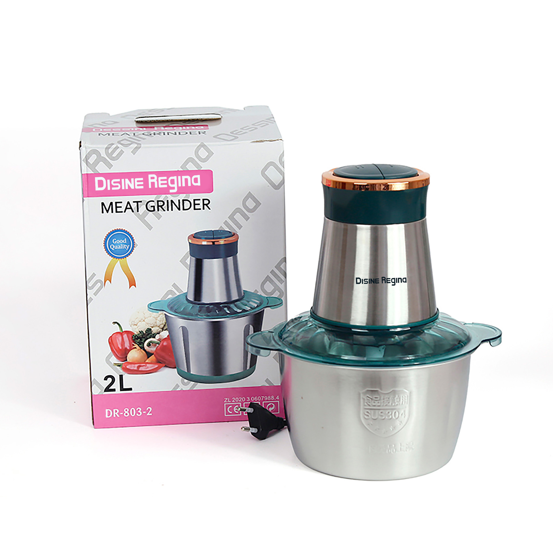 3L Household Electric Meat Grinder, Glass Model, Multi-Functional Cooking Blender, In Stock, Fully Automatic And Highly Efficient Meat Mincing