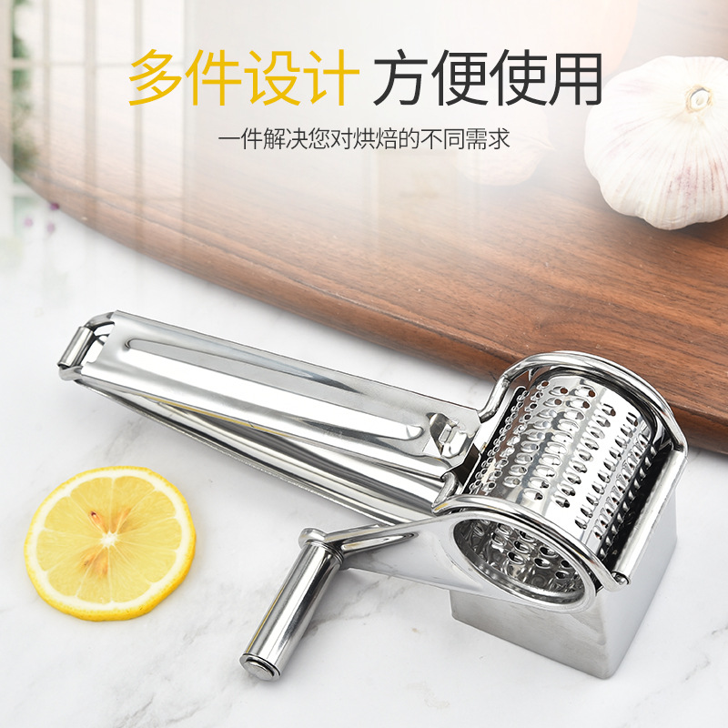 【 5-Piece Set 】 Hand Rotating Cheese Grater Nut Grater Kitchen Gadget Manual Cheese Grater In Stock Application Scenario