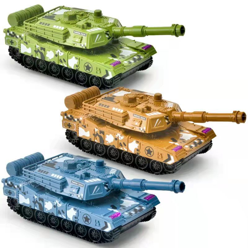 Wholesale of cross-border children's inertial toy cars, military tank models, boys' off-road vehicles and toy cars Item Picture