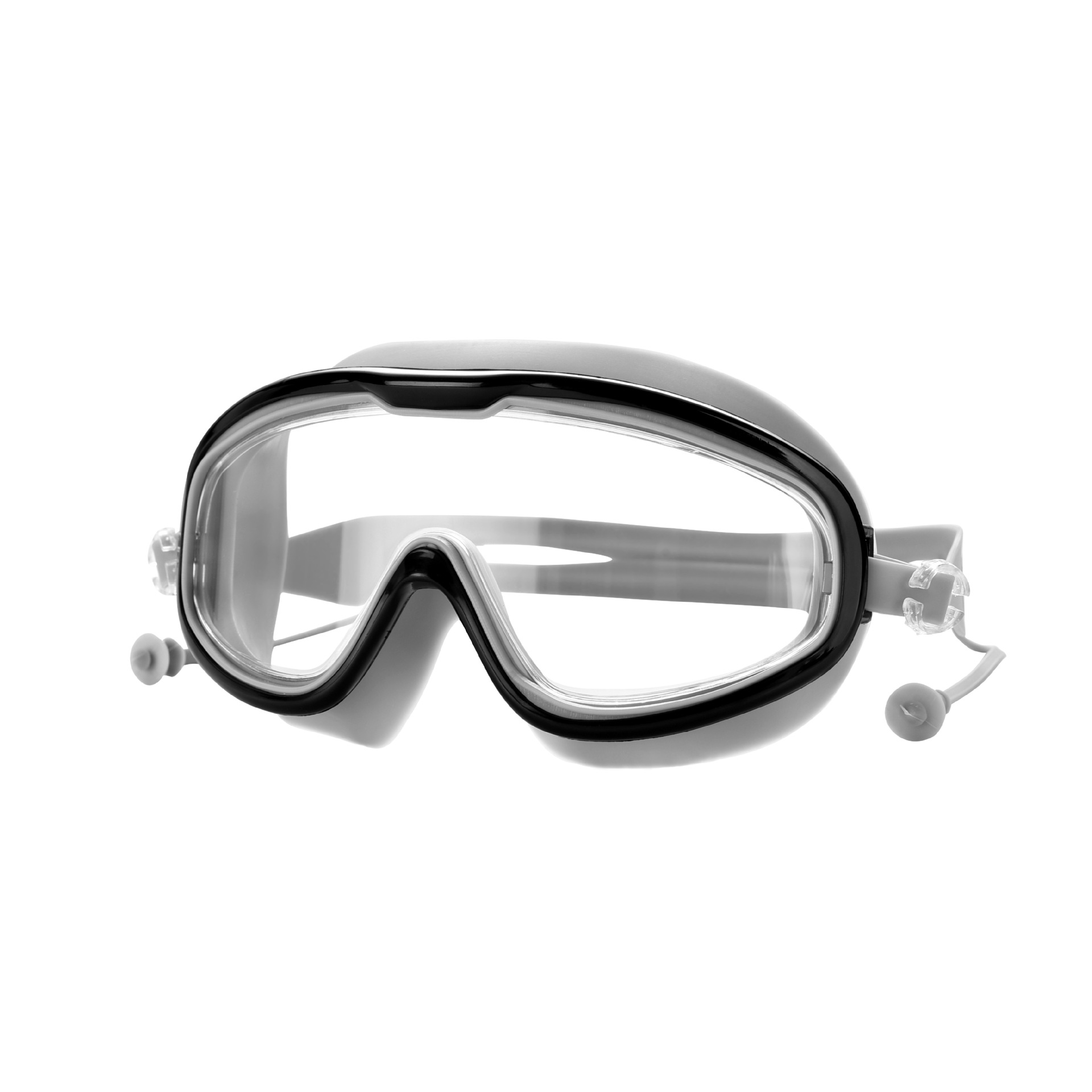 New high-definition swimming goggles with large frames, waterproof and anti-fog features, providing eye protection for men and women as well as adult swimming goggles details Picture